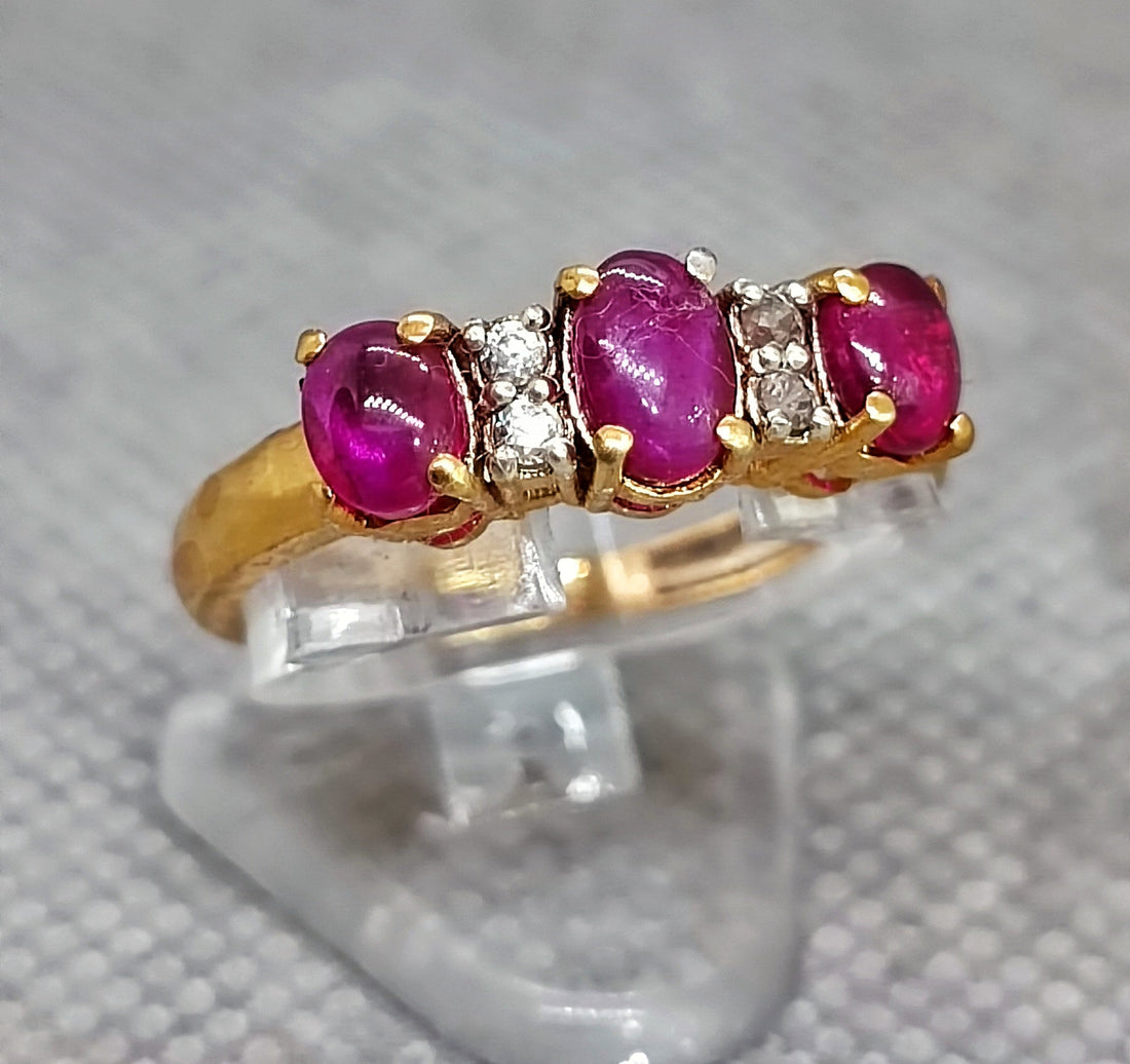 Beautiful ring chetam stone 06