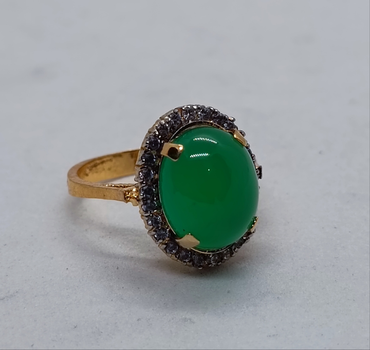 Emerald stone ring 1180