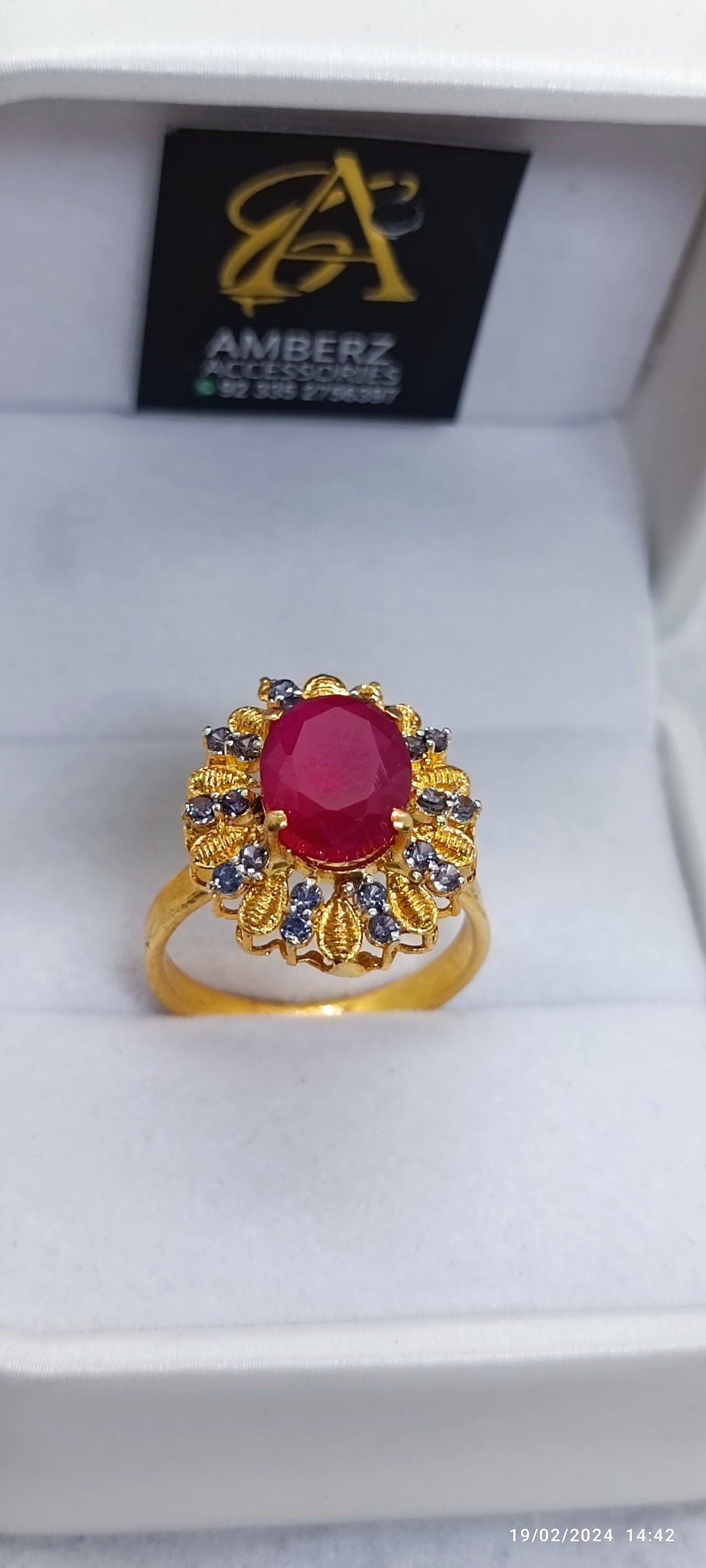 Beautiful chetam stone ring 1778