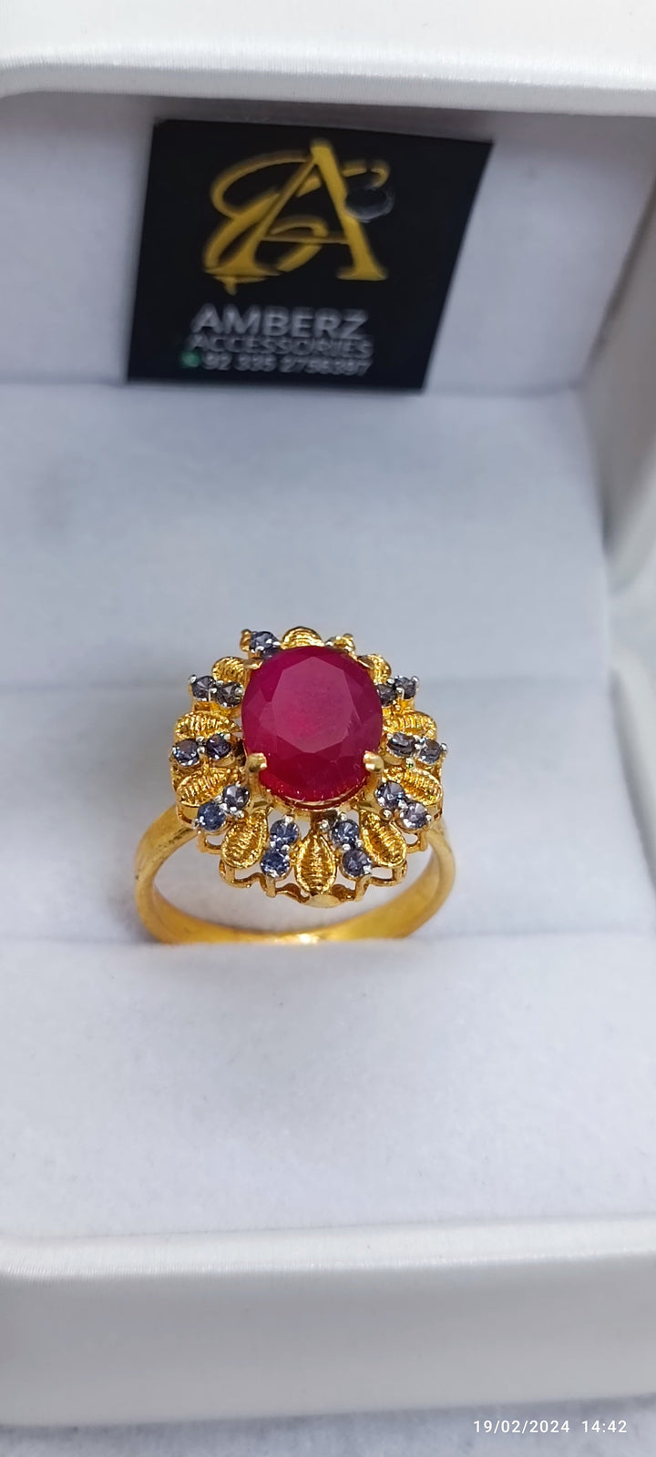 Beautiful chetam stone ring 1778