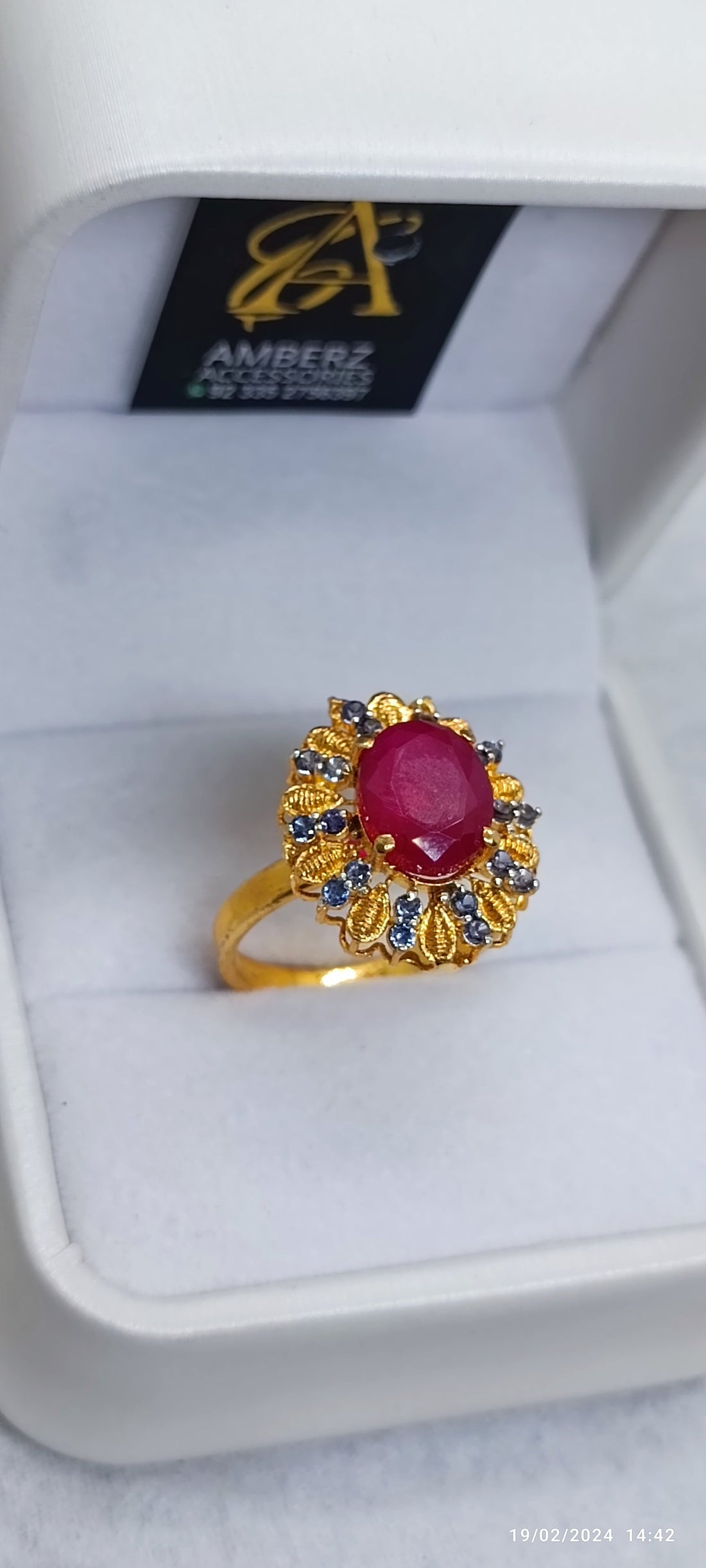 Beautiful chetam stone ring 1778