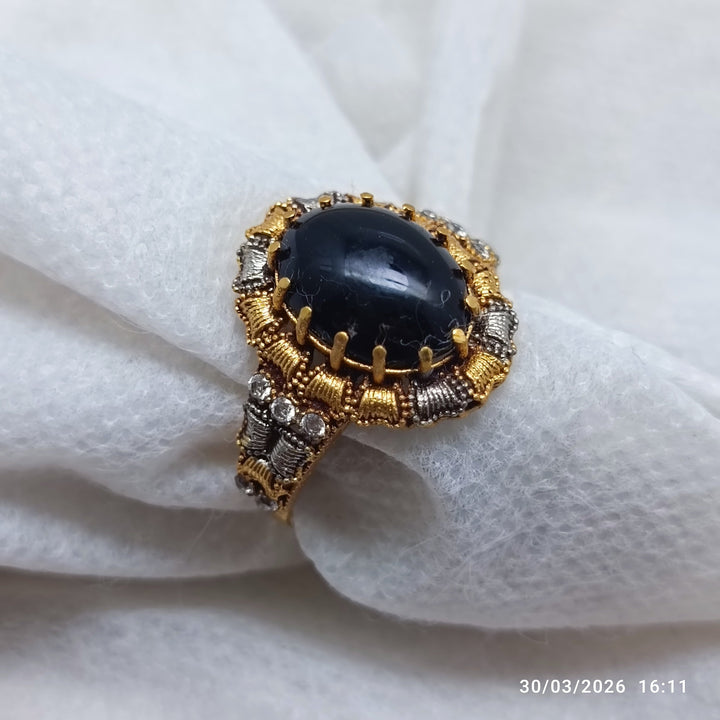Handmade Gold Plated Gemstone Ring/uk28B