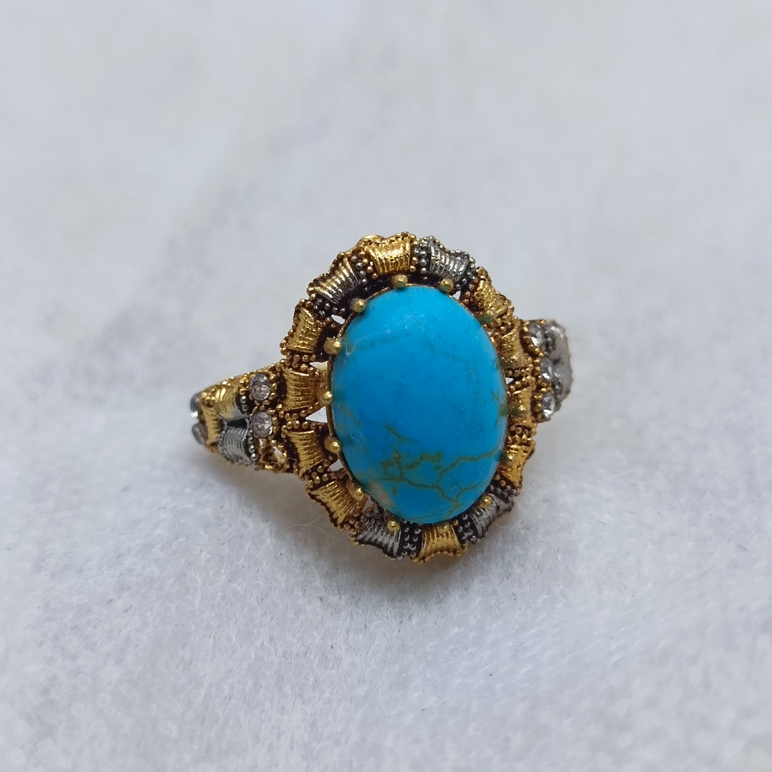 Handmade Gold Plated Gemstone Rings for Women/uk28