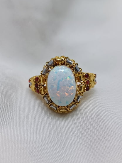 Opal stone Ring/uk28o
