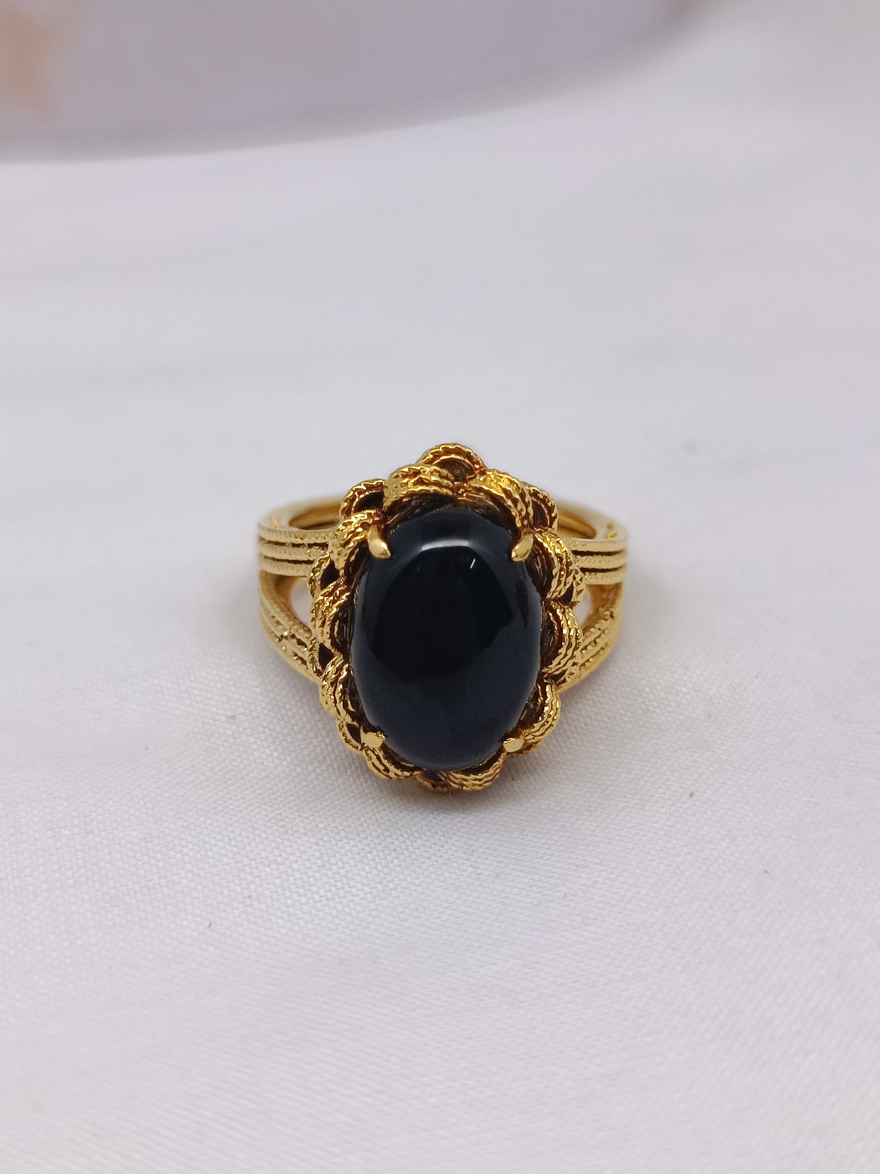 Beautiful  black aqeeq  ring