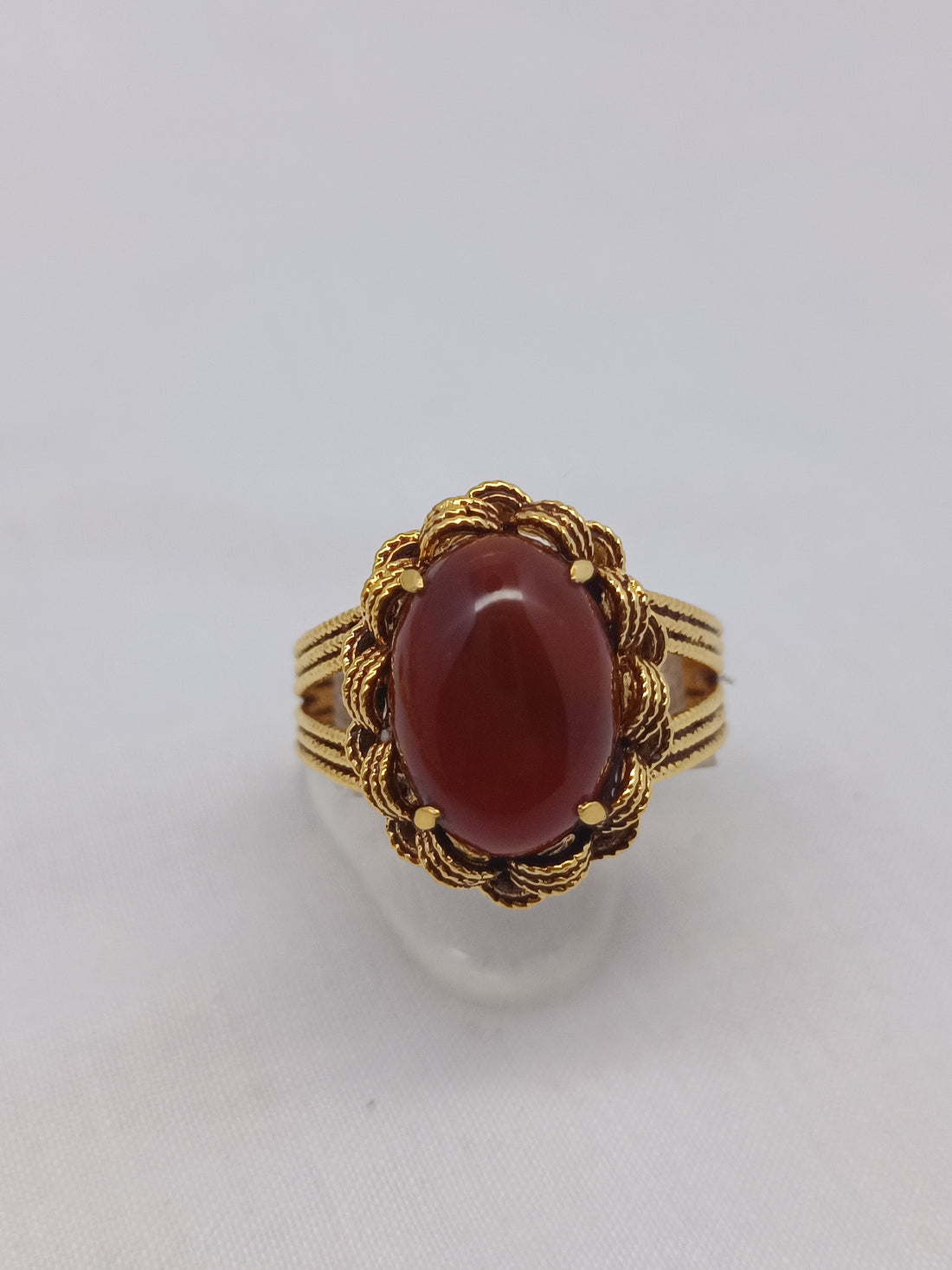 Beautiful  brown aqeeq  ring