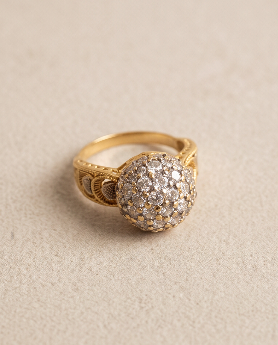 Premium zircon ring