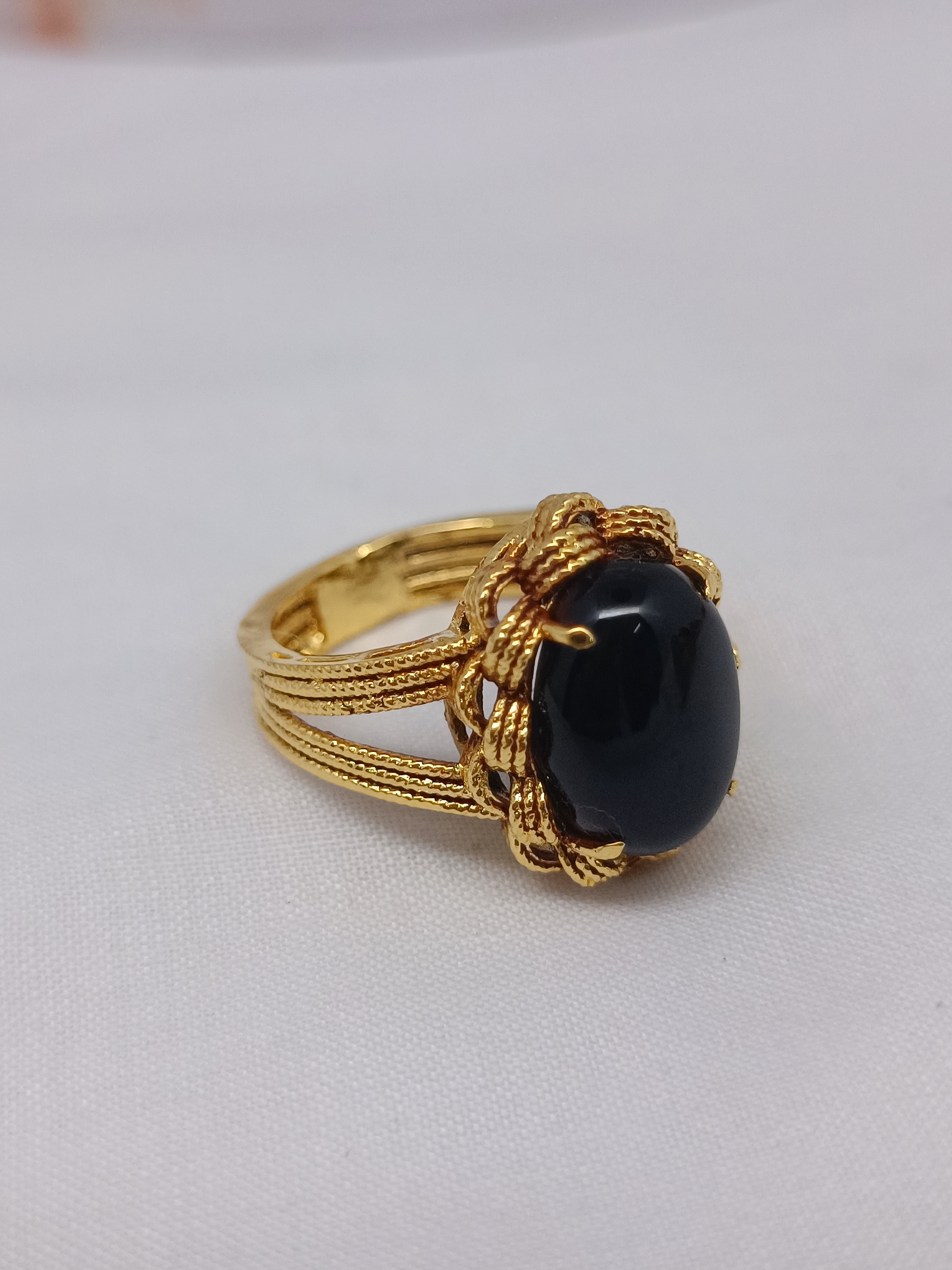 Beautiful  black aqeeq  ring