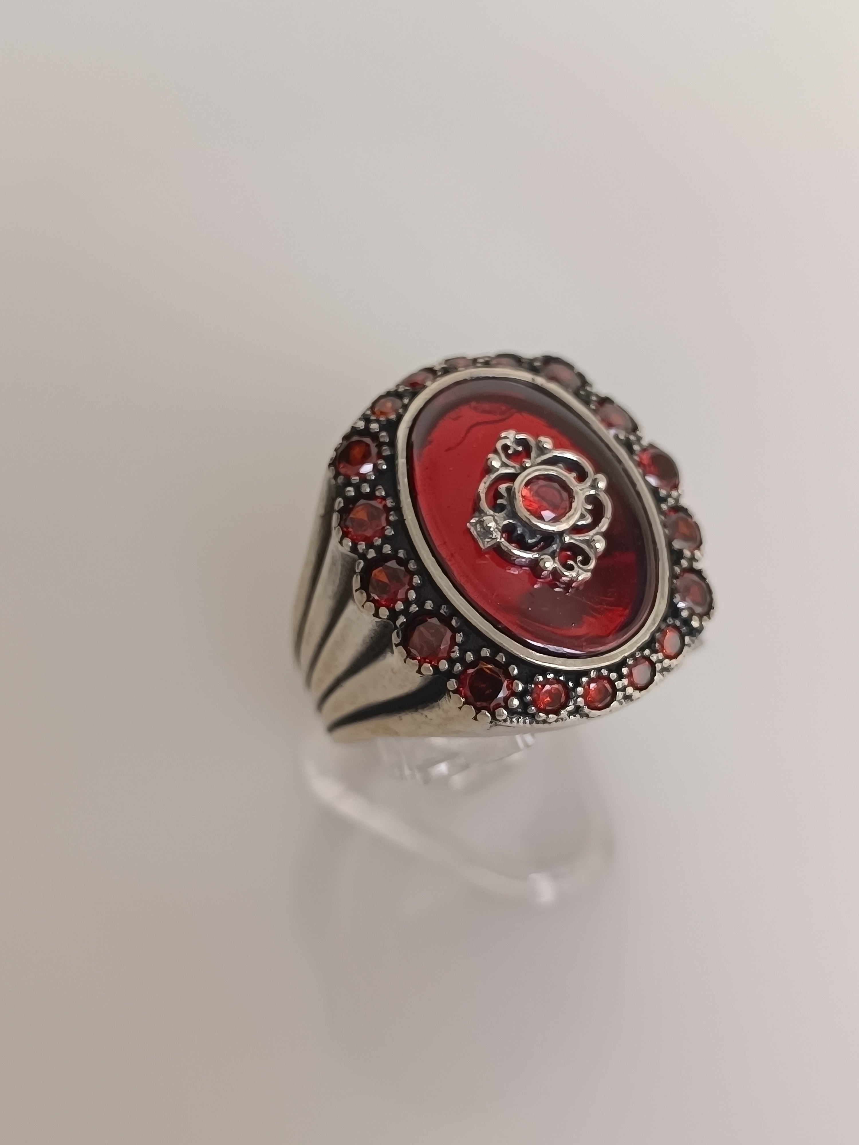 Men 925 silver ring